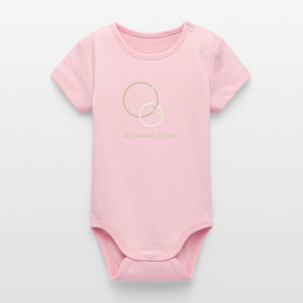 Image of Body Bébé Signature — Le Cercle s’agrandit - rose pâle