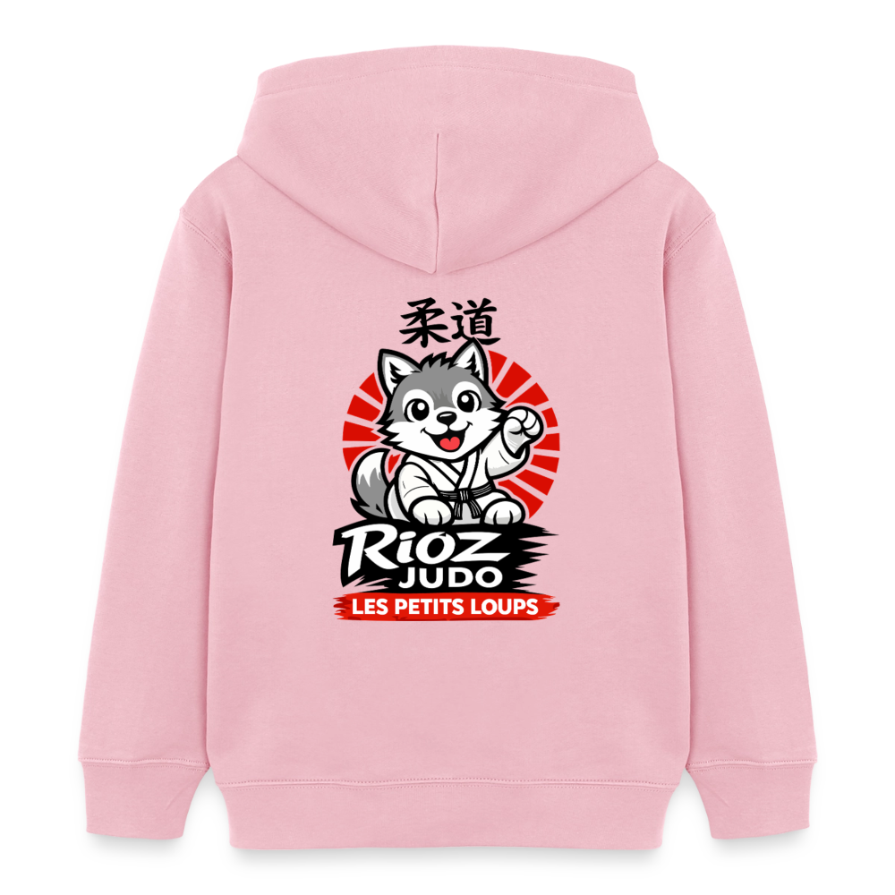 Image of Hoodie Signature — Les Petits Loups - rose pâle