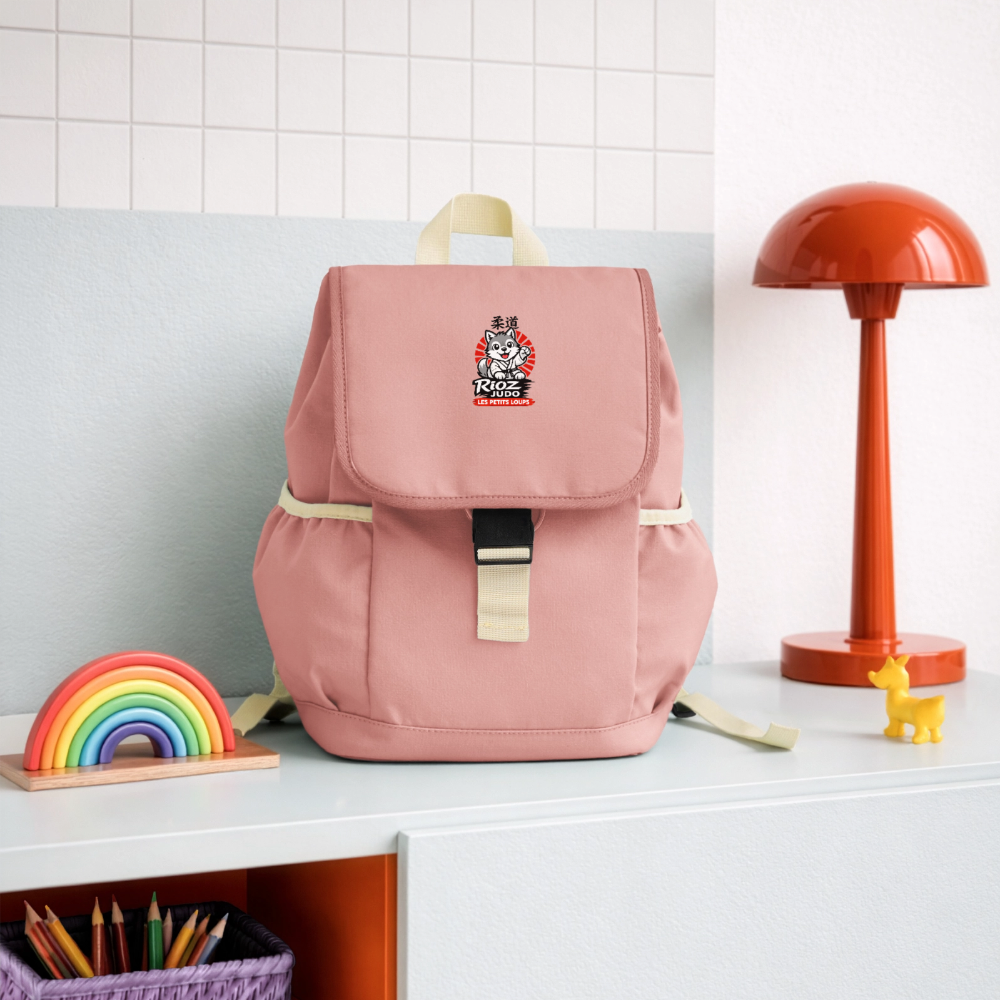 Image of Sac à dos BagBase — Les Petits Loups - rose poudré