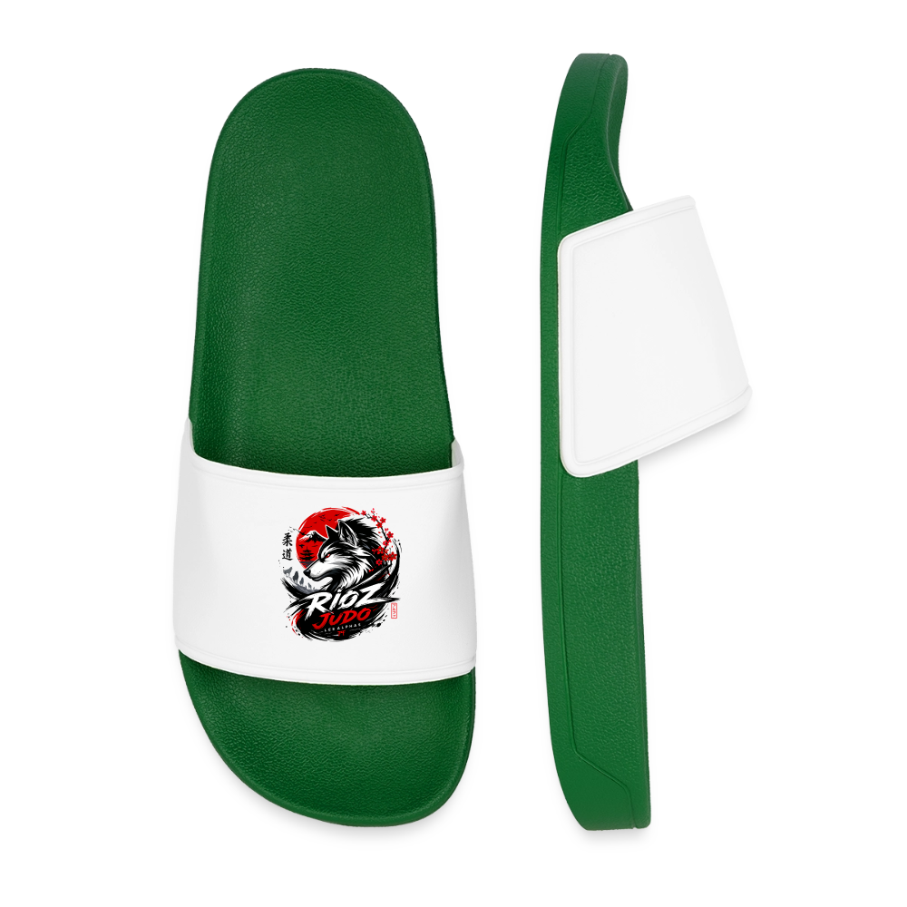 Image of Claquettes adultes Dojo — ALPHA - vert foncé