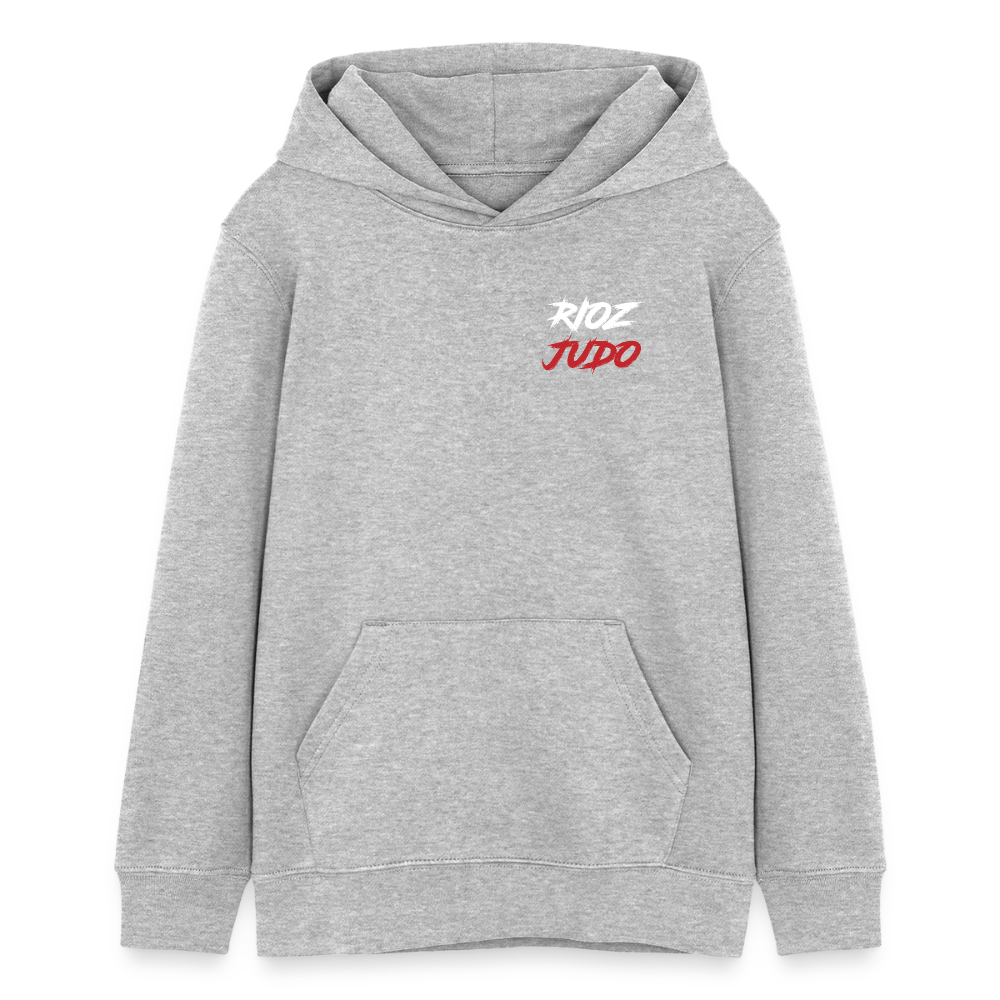 Image of Hoodie ado Signature — ALPHA - gris chiné