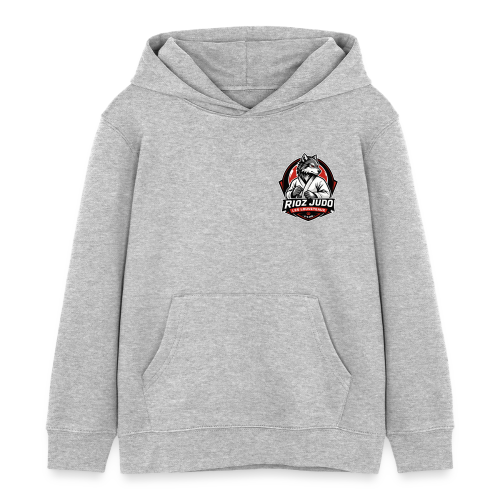 Image of Hoodie Essentielle — Les Louveteaux - gris chiné